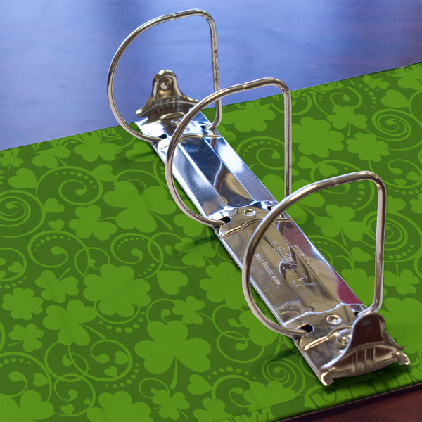 Kiss Me I'm Irish 3 Ring Binders - Full Wrap - 3" - DETAIL