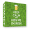 Kiss Me I'm Irish 3 Ring Binders - Full Wrap - 3" - FRONT