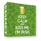 Kiss Me I'm Irish 3 Ring Binder - Full Wrap - 3"
