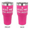 Kiss Me I'm Irish 30 oz Stainless Steel Tumbler - Pink - Double Sided