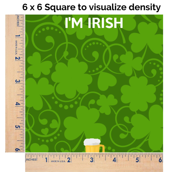 Kiss Me I'm Irish 6x6 Swatch of Fabric