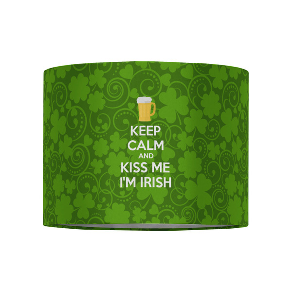 Kiss Me I'm Irish 8" Drum Lampshade - FRONT (Fabric)