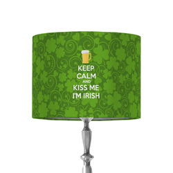 Kiss Me I'm Irish 8" Drum Lamp Shade - Fabric