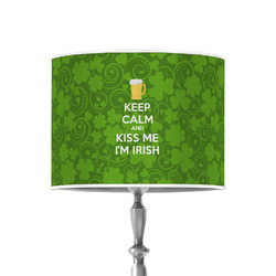 Kiss Me I'm Irish 8" Drum Lamp Shade - Poly-film