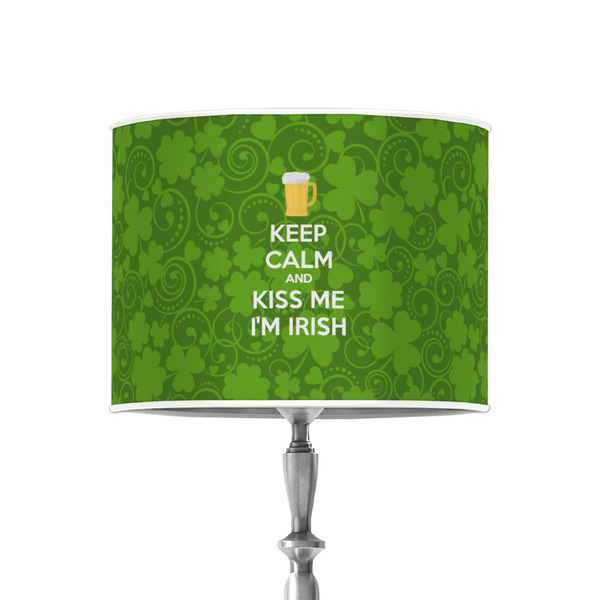 Custom Kiss Me I'm Irish 8" Drum Lamp Shade - Poly-film