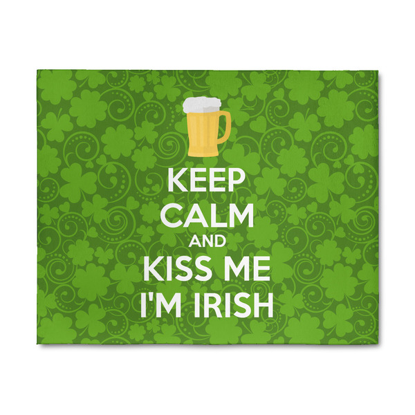 Custom Kiss Me I'm Irish 8' x 10' Indoor Area Rug