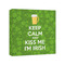 Kiss Me I'm Irish 8x8 - Canvas Print - Angled View