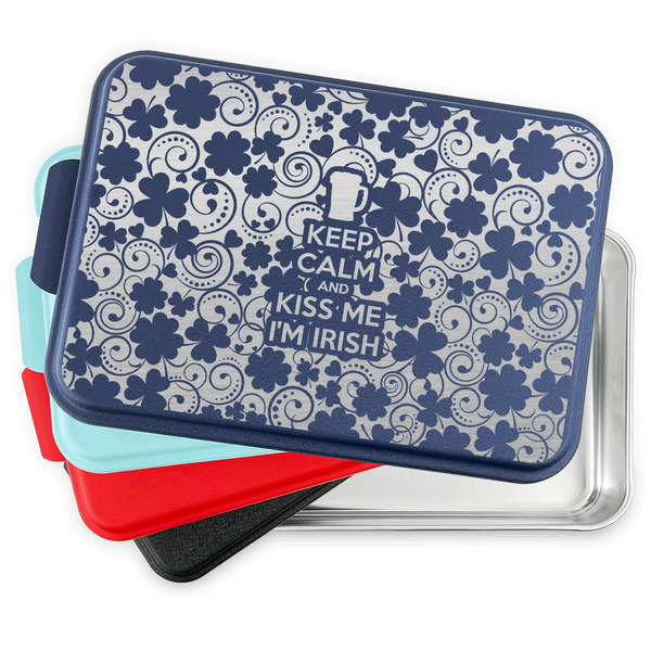 Kiss Me I'm Irish Aluminum Cake Pan with Lid - PARENT/MAIN