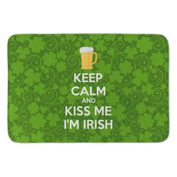 Custom Kiss Me I'm Irish Anti-Fatigue Kitchen Mat