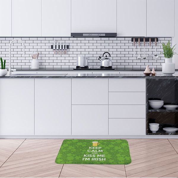 Kiss Me I'm Irish Anti-Fatigue Kitchen Mats - LIFESTYLE