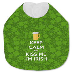 Kiss Me I'm Irish Jersey Knit Baby Bib