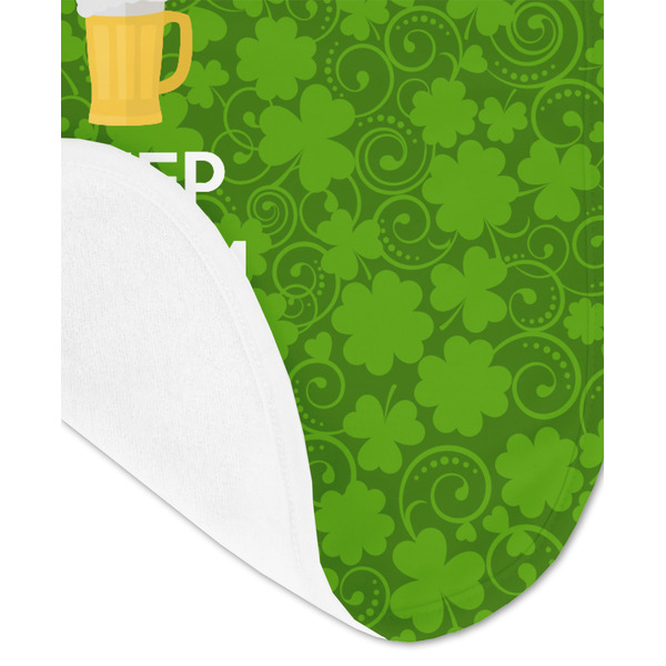 Kiss Me I'm Irish Baby Bib - AFT detail