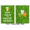 Kiss Me I'm Irish Baby Blanket (Double Sided - Printed Front and Back)
