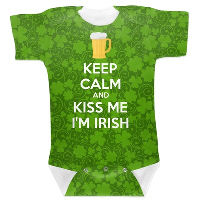 Kiss Me I'm Irish Baby Bodysuit 0-3 (Personalized)