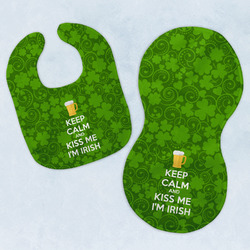 Kiss Me I'm Irish Baby Bib & Burp Set
