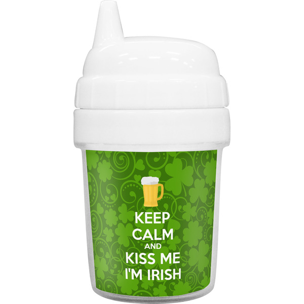 Custom Kiss Me I'm Irish Baby Sippy Cup (Personalized)