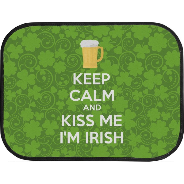 Kiss Me I'm Irish Back Seat Car Mat