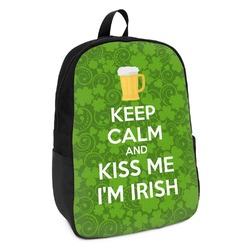 Kiss Me I'm Irish Kids Backpack (Personalized)
