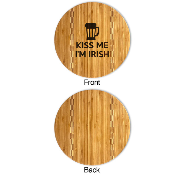 Kiss Me I'm Irish Bamboo Cutting Boards - APPROVAL