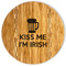 Kiss Me I'm Irish Bamboo Cutting Boards - FRONT