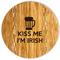 Kiss Me I'm Irish Bamboo Cutting Board
