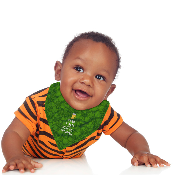 Kiss Me I'm Irish Bandana Bib - (Lifestyle 1 boy)