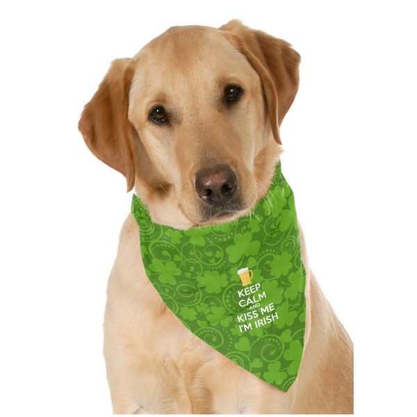 Custom Kiss Me I'm Irish Dog Bandana Scarf