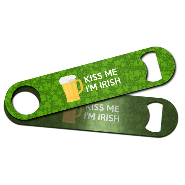 Kiss Me I'm Irish Bar Bottle Opener - Main