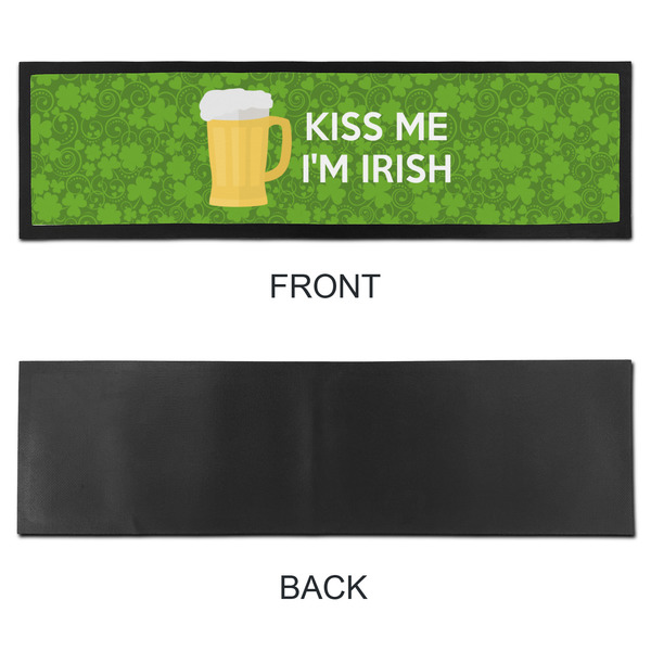 Kiss Me I'm Irish Bar Mat - Large - APPROVAL