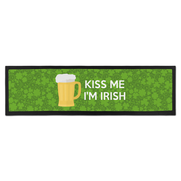 Custom Kiss Me I'm Irish Bar Mat - Large