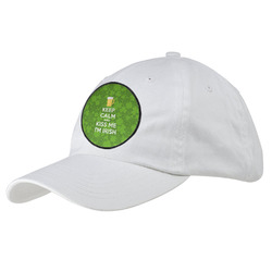 Kiss Me I'm Irish Baseball Cap - White
