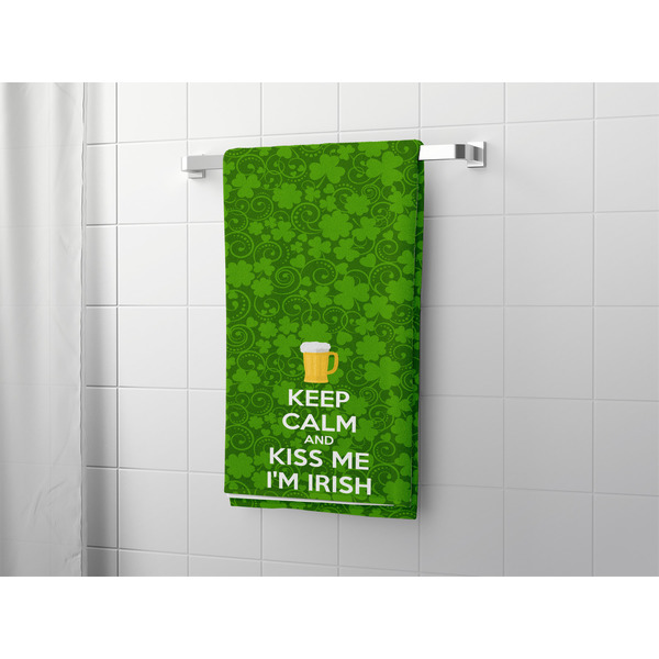 Kiss Me I'm Irish Bath Towel - LIFESTYLE