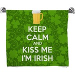 Kiss Me I'm Irish Bath Towel (Personalized)