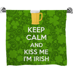 Kiss Me I'm Irish Bath Towel (Personalized)