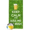 Kiss Me I'm Irish Beach Towel w/ Beach Ball