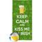 Kiss Me I'm Irish Beach Towel (Personalized)