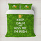 Kiss Me I'm Irish Duvet Cover Set - Full / Queen (Personalized)