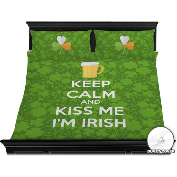 Kiss Me I'm Irish Bedding Set (King) - Duvet