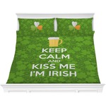 Kiss Me I'm Irish Comforter Set - King (Personalized)