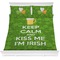 Kiss Me I'm Irish Comforter Set - Full / Queen (Personalized)