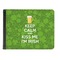 Kiss Me I'm Irish Genuine Leather Men's Bi-fold Wallet (Personalized)
