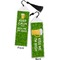 Kiss Me I'm Irish Bookmark with tassel - Front and Back