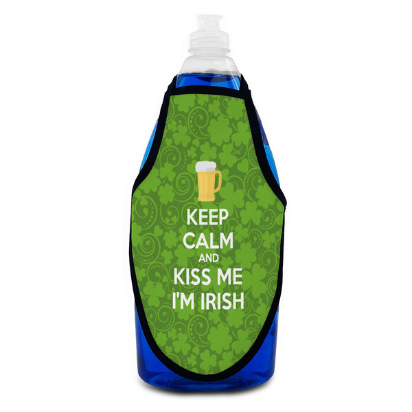 Kiss Me I'm Irish Bottle Apron - Soap - FRONT