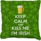 Kiss Me I'm Irish Burlap Pillow 24"
