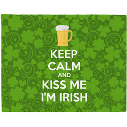 Kiss Me I'm Irish Woven Fabric Placemat - Twill
