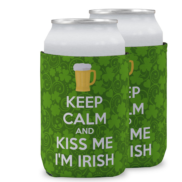 Custom Kiss Me I'm Irish Can Cooler (12 oz)