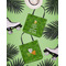 Kiss Me I'm Irish Canvas Tote Lifestyle Front and Back- 13x13