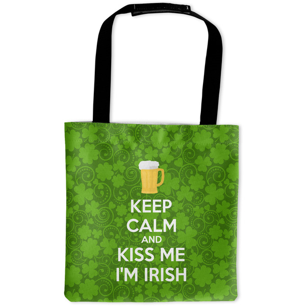 Custom Kiss Me I'm Irish Auto Back Seat Organizer Bag (Personalized)