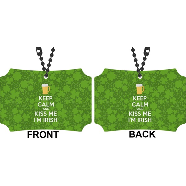 Kiss Me I'm Irish Car Ornament - Berlin (Approval)