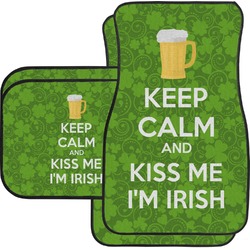 Kiss Me I'm Irish Car Floor Mats (Personalized)
